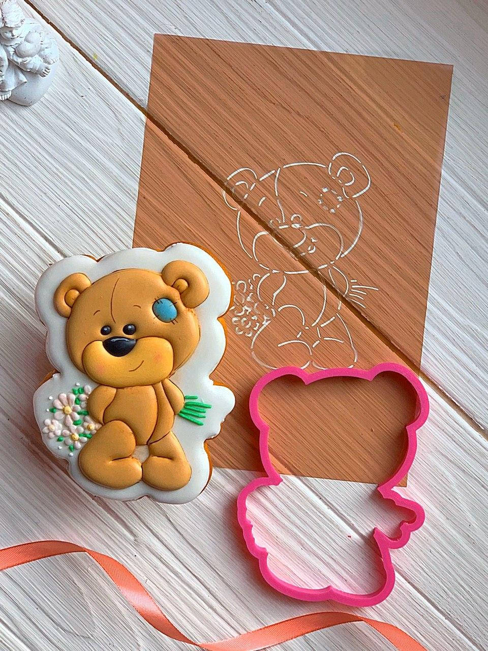 

3D формочки-вырубки для пряников "Мишка 25"