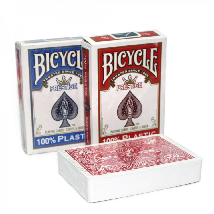 

Карты Bicycle Prestige Jumbo Index 100% plastic