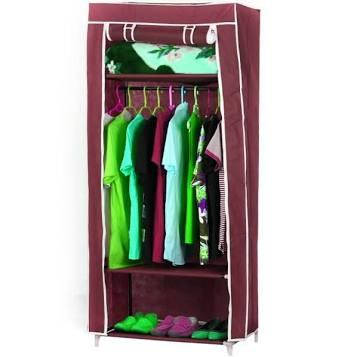 

Складной тканевой шкаф для вещей и обуви Storage Wardrobe 8870 на 1 секцию, Бордовый