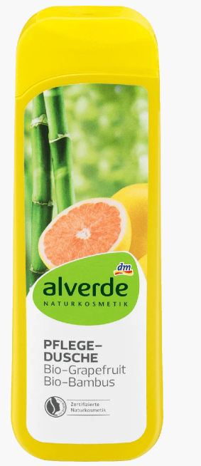 

Гель для душа alverde NATURKOSMETIK Grapefruit Bambus, 250 ml Германия 4010355218919