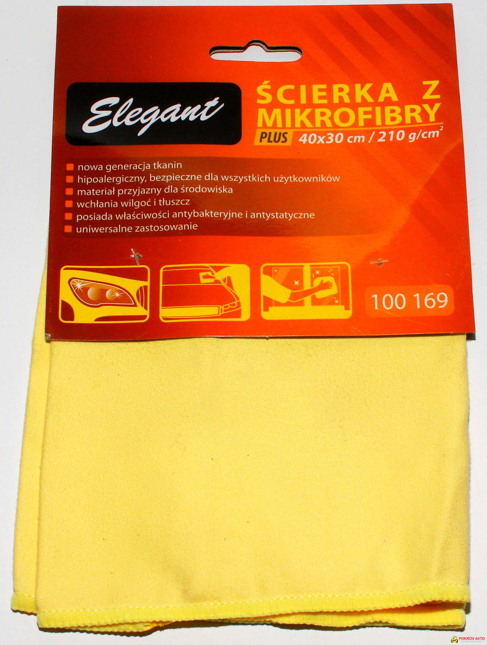 

Салфетка микрофибра велюр 40x30см Elegant EL 100 169