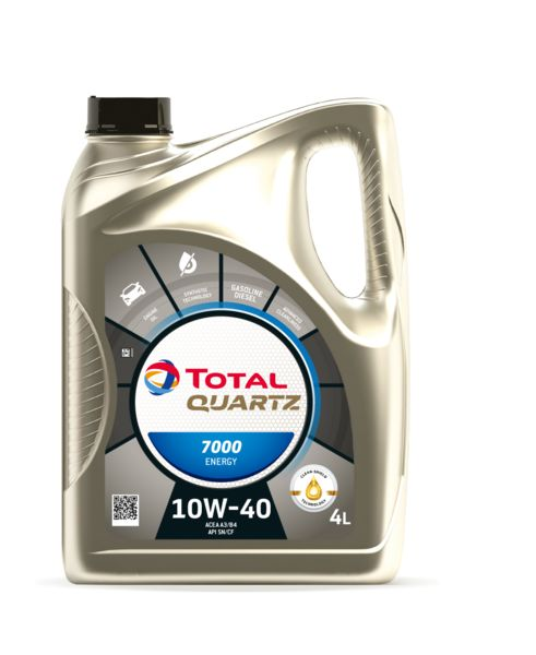 

TOTAL QUARTZ 7000 ENERGY 10W40. 4x4 lt (4 л) олива моторна