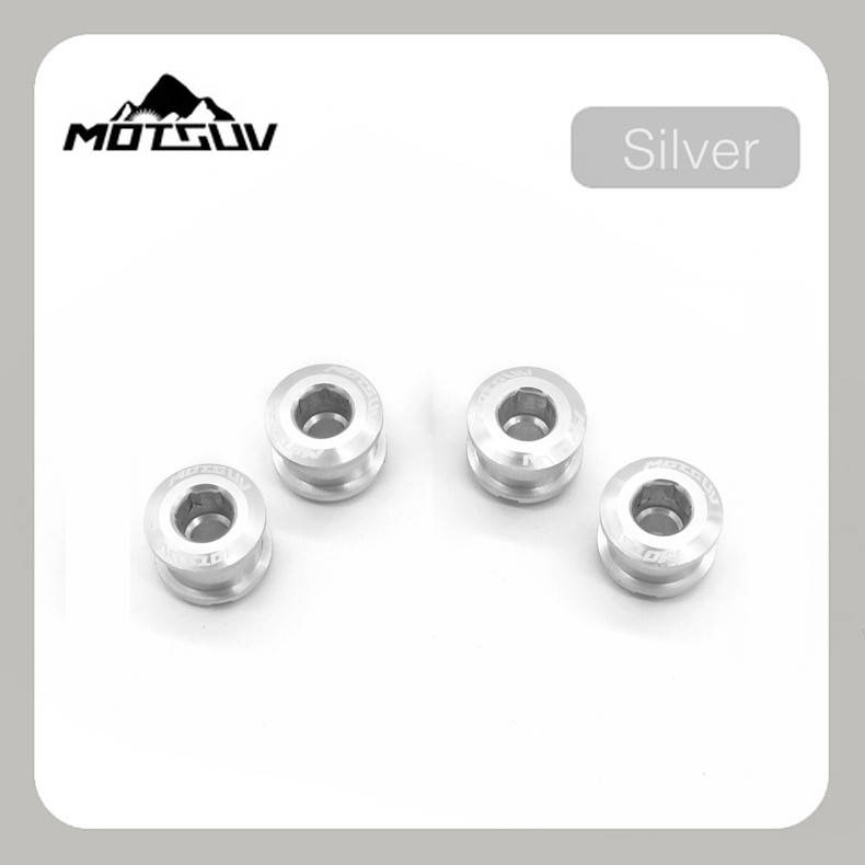 

Бонки для шатунов Mostuv 6.4мм - 4шт., болты для крепления звезды narrow wide к шатуну, серебристый