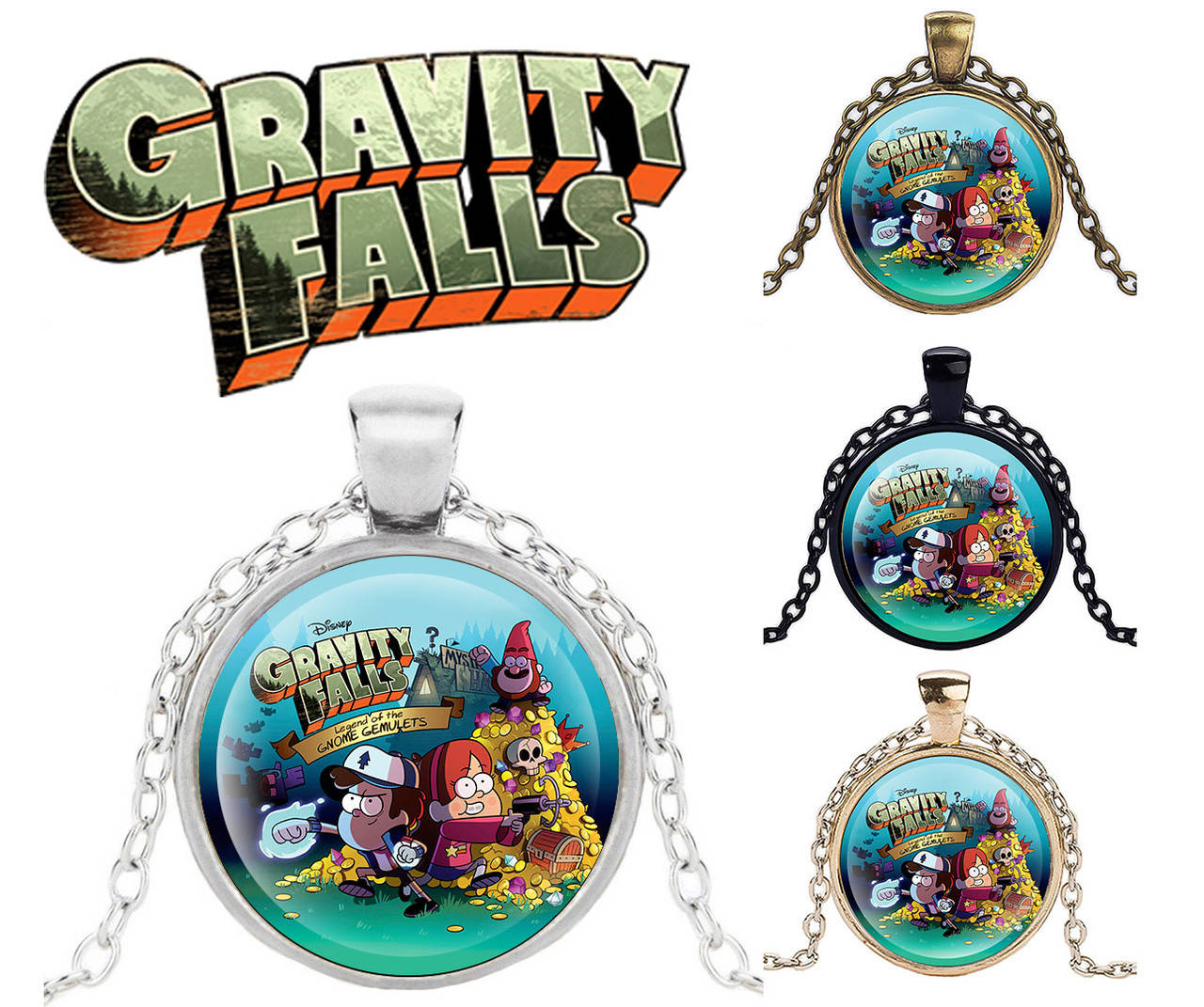 

Кулон Gravity Falls Гравити Фолз со всеми персонажами
