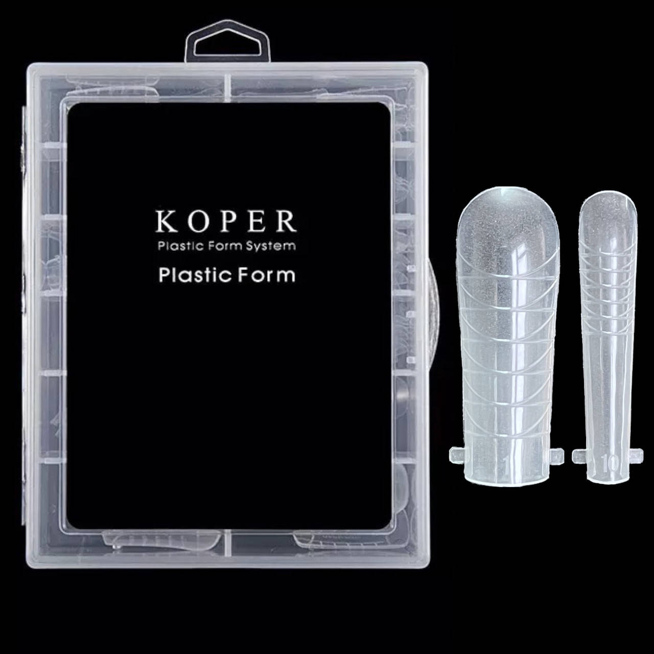 

Верхние формы (типсы) KOPER для наращивания полигелем 120шт./уп. Квадрат №89
