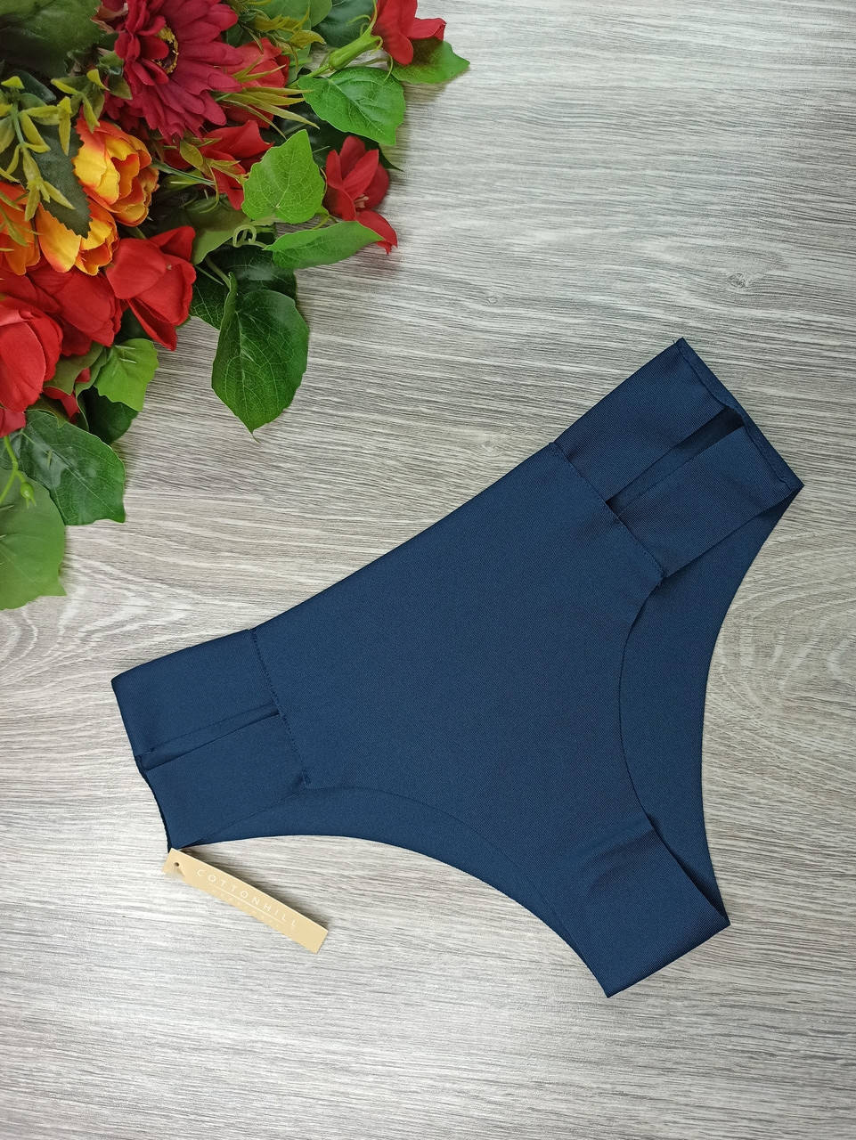 

Трусики бесшовные гладкие Cottonhill S-M (42-44) бутылочный (210180)
