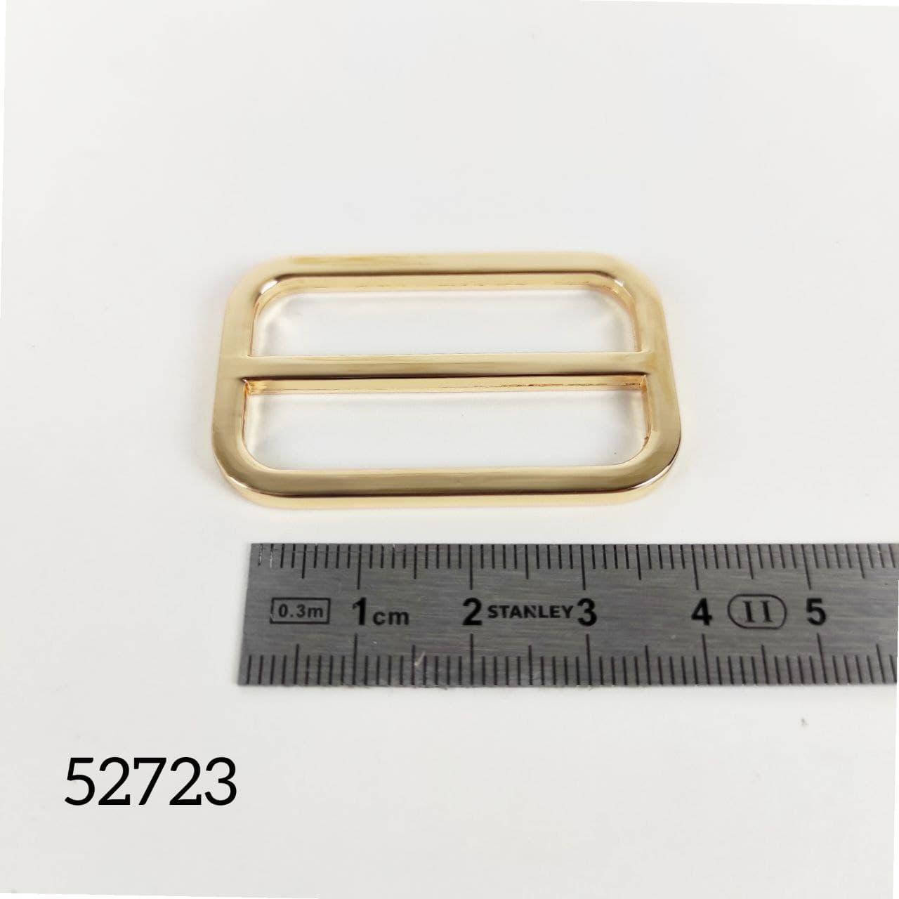 

Рамка с перемычкой, перетяжка, 40 мм, плоская, золото