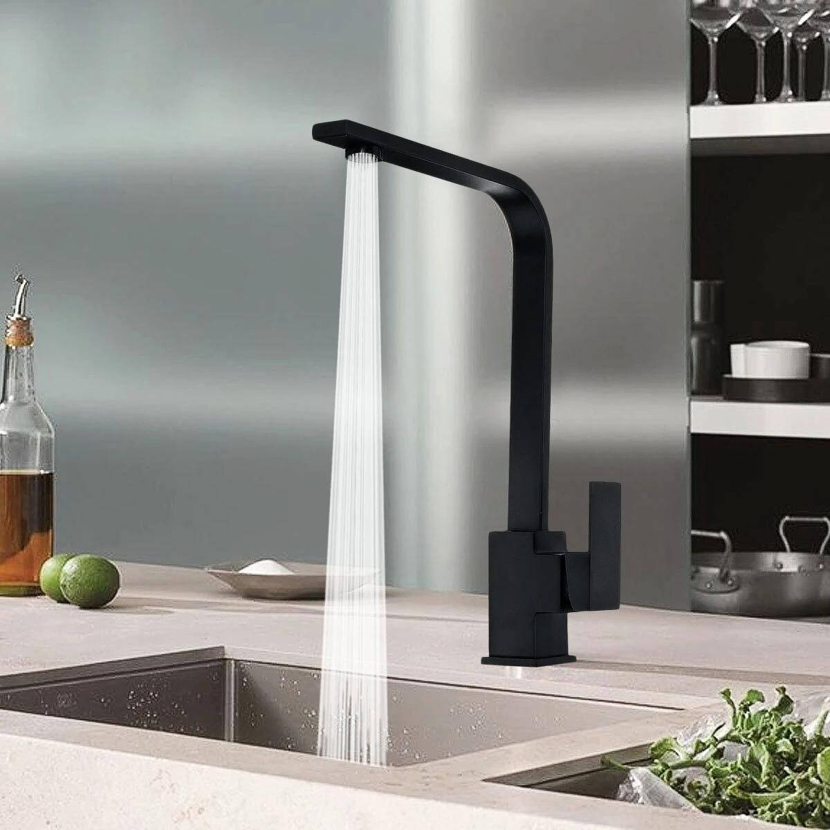

Кухонный смеситель Globus Lux SICILIA SBQ-203S-BB черный