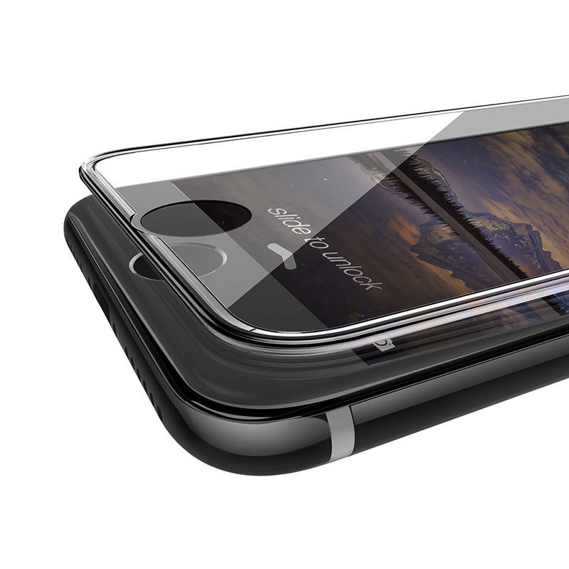 

Защитное стекло DK Silicone Edge для Apple iPhone 6 Plus / 6S Plus (clear), Черный