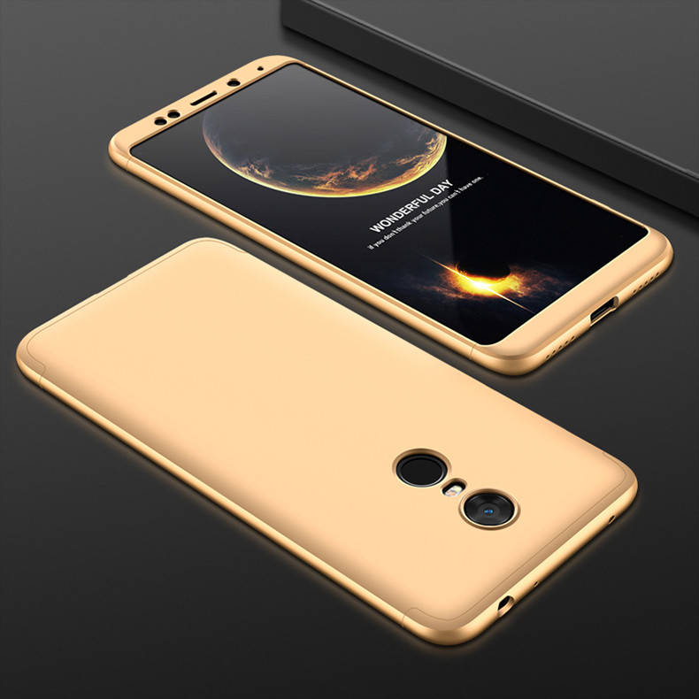 

Чехол GKK 360 для Xiaomi Redmi 5 Plus (5.99") Бампер Gold, Золотой