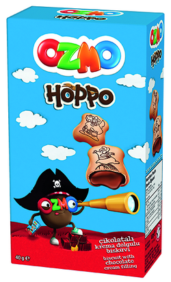 

ПЕЧЕНЬЕ «OZMO HOPPO» С ШОКОЛАДНЫМ КРЕМОМ