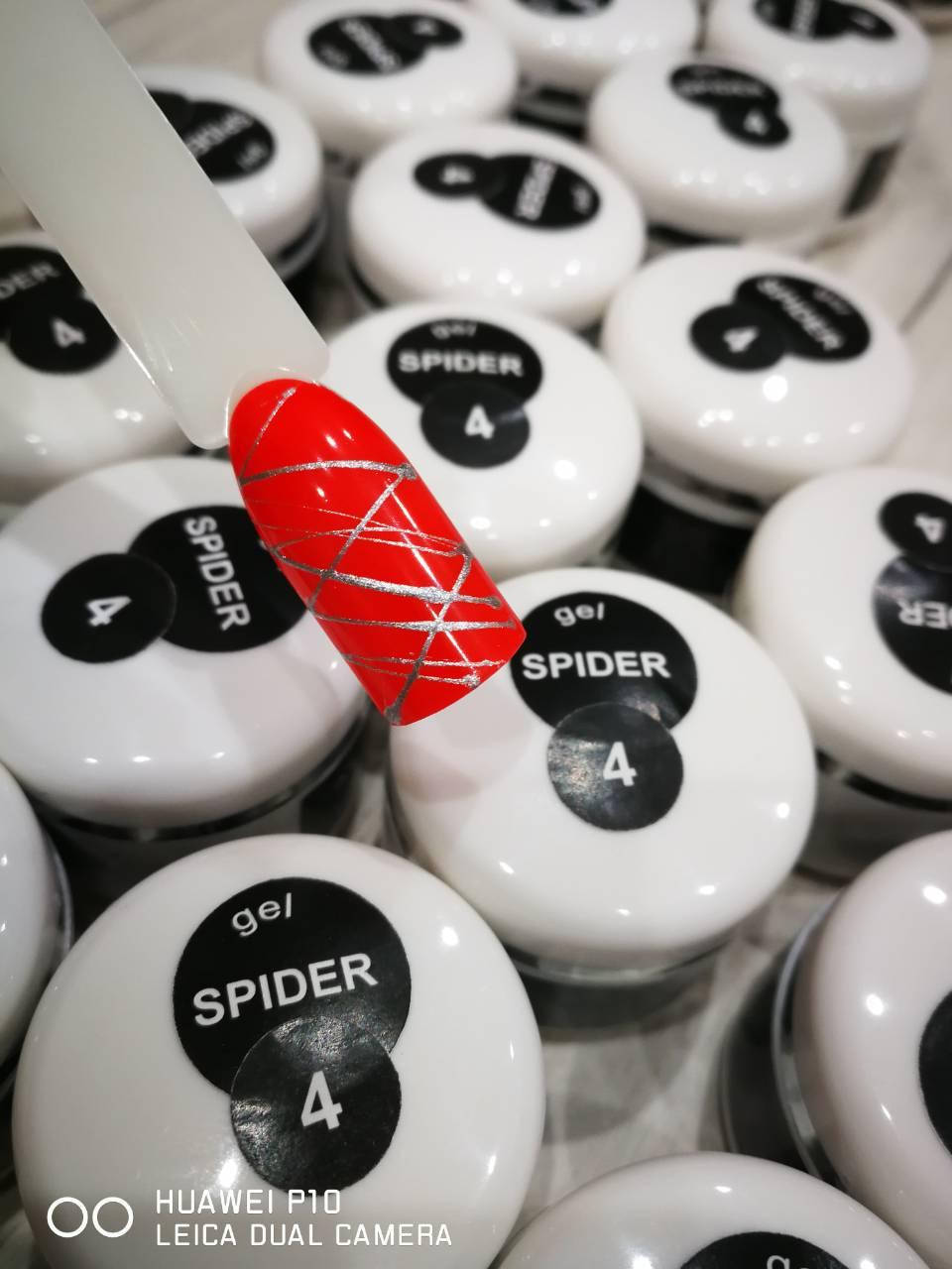 

Гель краска Паутинка Spider ТМ CityNail № 4 серебристая, Серебристый
