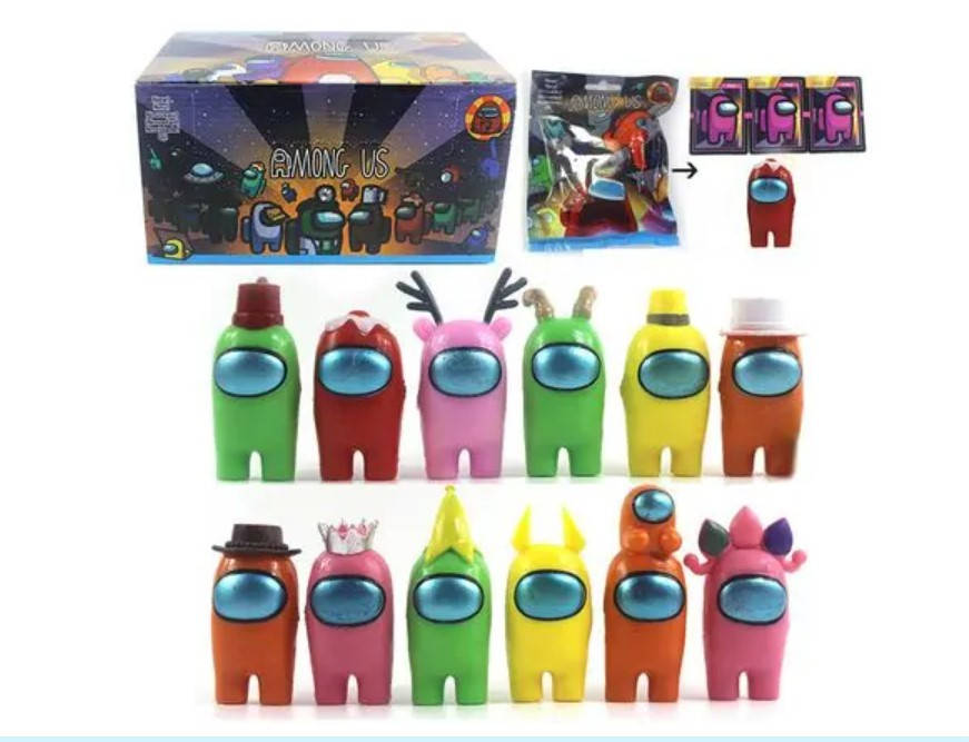 

Вся коллекция героев популярной игры Among Us (Амонг Ас) + 3 карточки. Набор на 24 героев