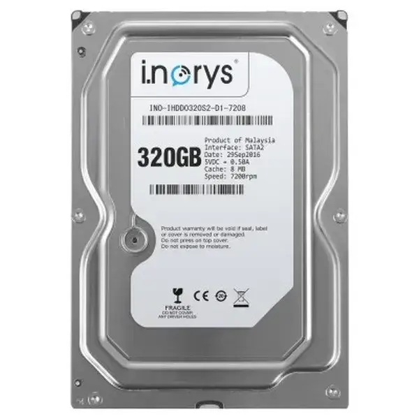 

Жесткий диск внутренний HDD i.norys INO-IHDD 320S2-D1-7208 320 Gb