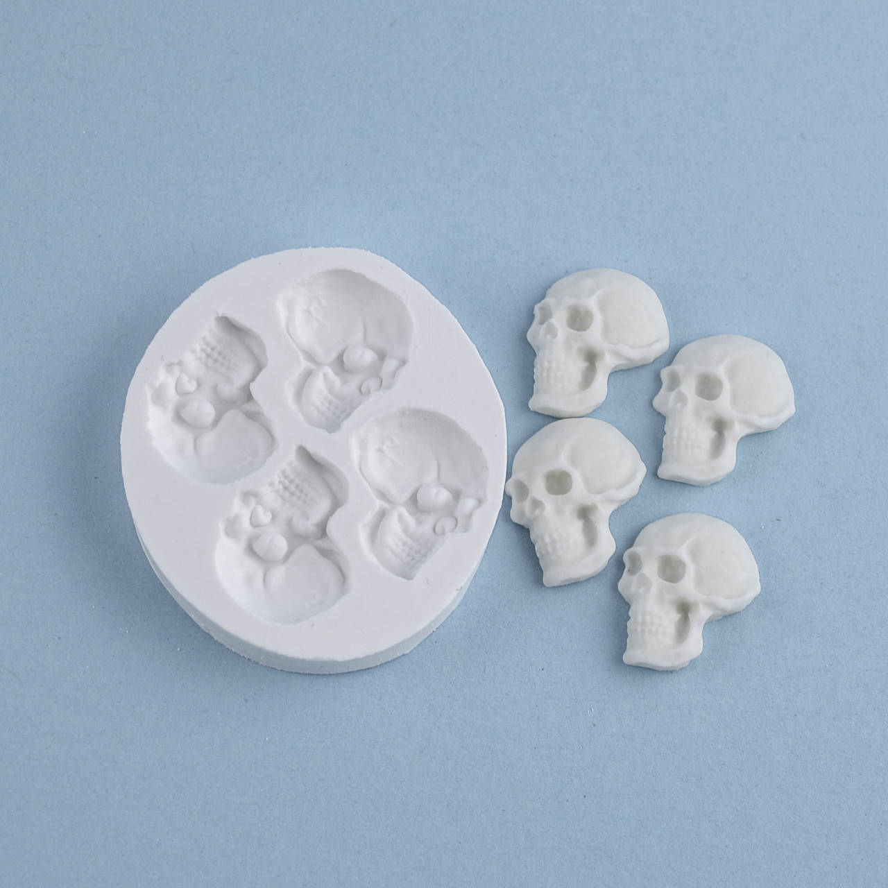 

Силиконовый молд Череп 5.8х6.5 см