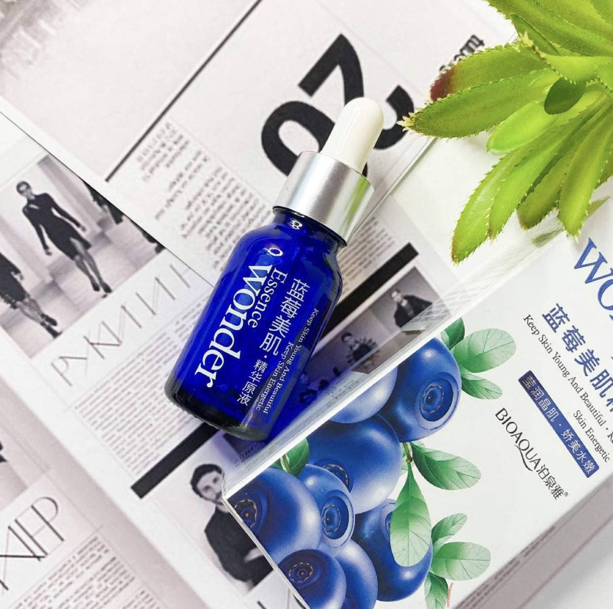 

Черничная сыворотка для лица Bioaqua Wonder Essence