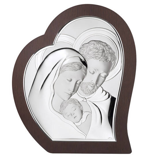

Ікона срібна Свята Родина 18,5x22,5см 81330 3L