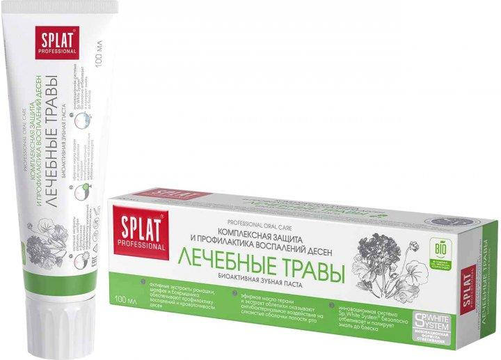 

Зубная паста защита от бактерий и кариеса Splat Professional Medical Herbs 100 мл