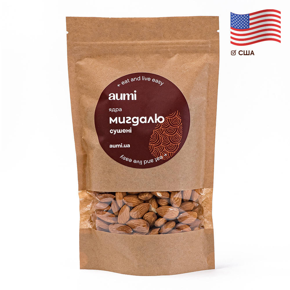 

Миндаль ядро сушеное, 1кг, Нонпарель (Nonpareil) Экстра "Золотой", США