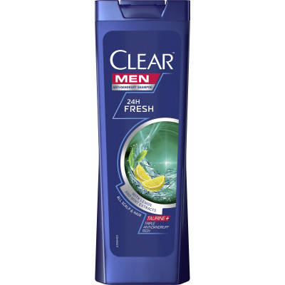 

Шампунь Clear против перхоти для мужчин Энергия свежести 400 мл (8712561096492)
