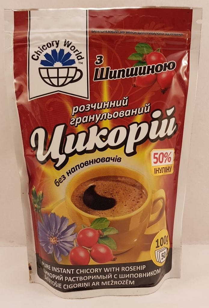 

Цикорий растворимый гранулированный с Шиповником 100 г