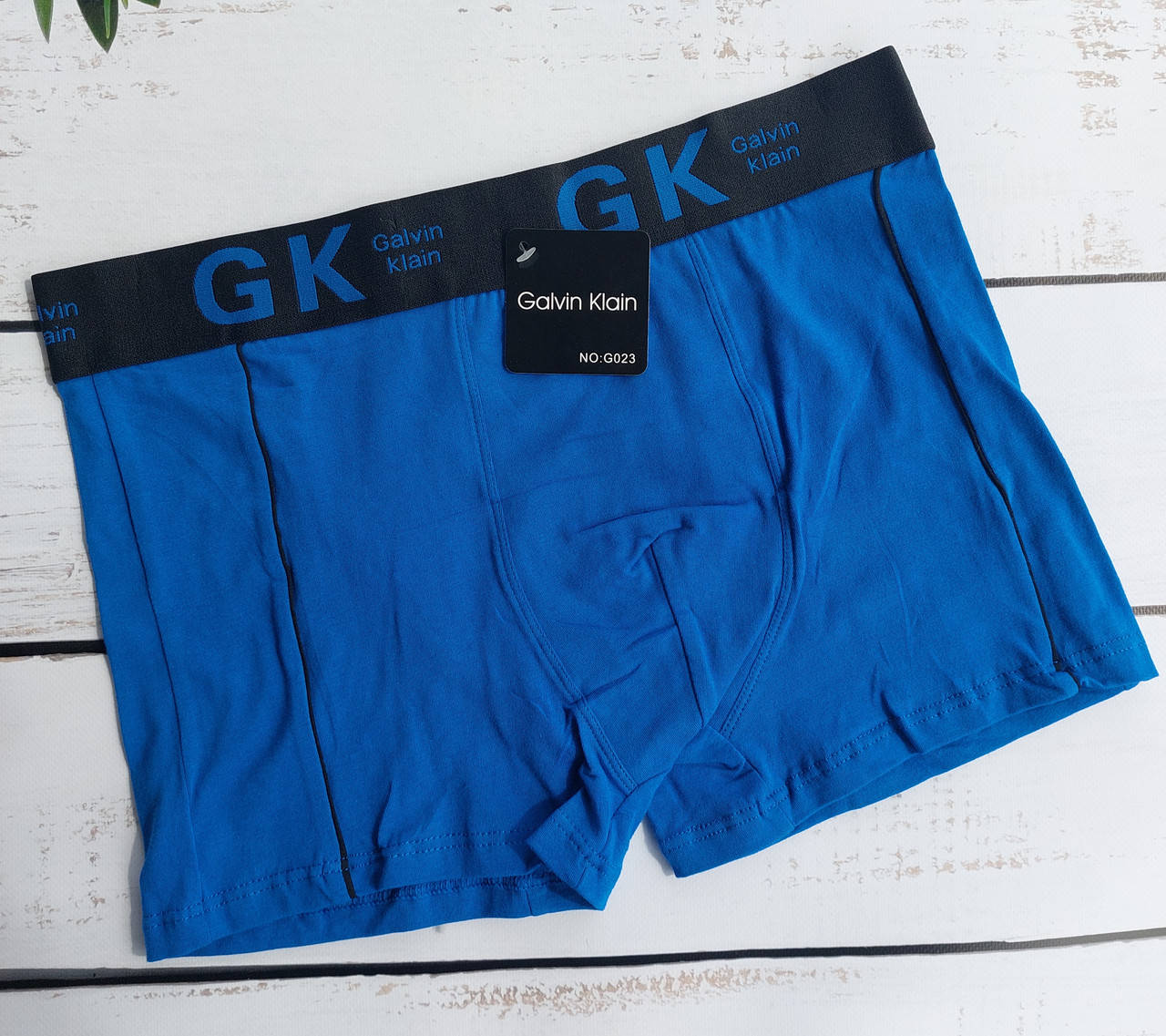 

Мужские трусы боксеры G023 3xl Blue, Синий