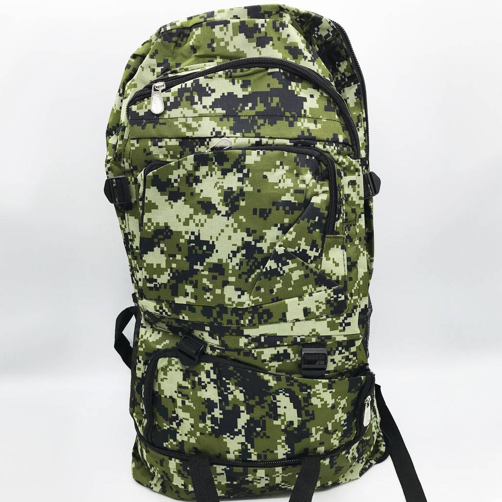 

Тактический военный рюкзак на 70 л JHL P-12 / Армейский мужской рюкзак 65х40х30 см, Зелёный