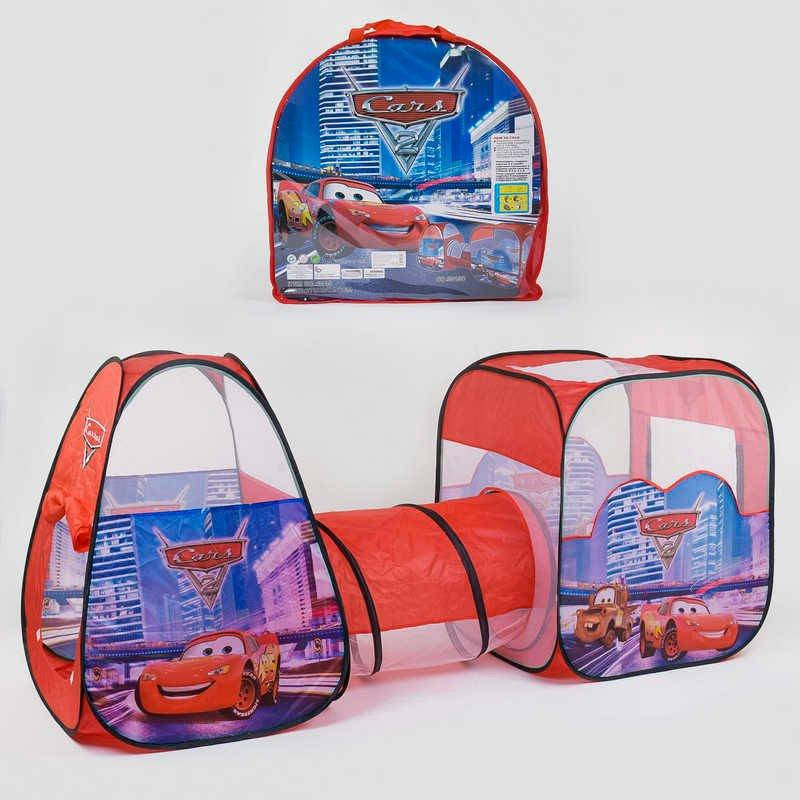 

Детская Палатка игровая с туннелем Машинки 8015 C 270 х92 х92 см, в сумке