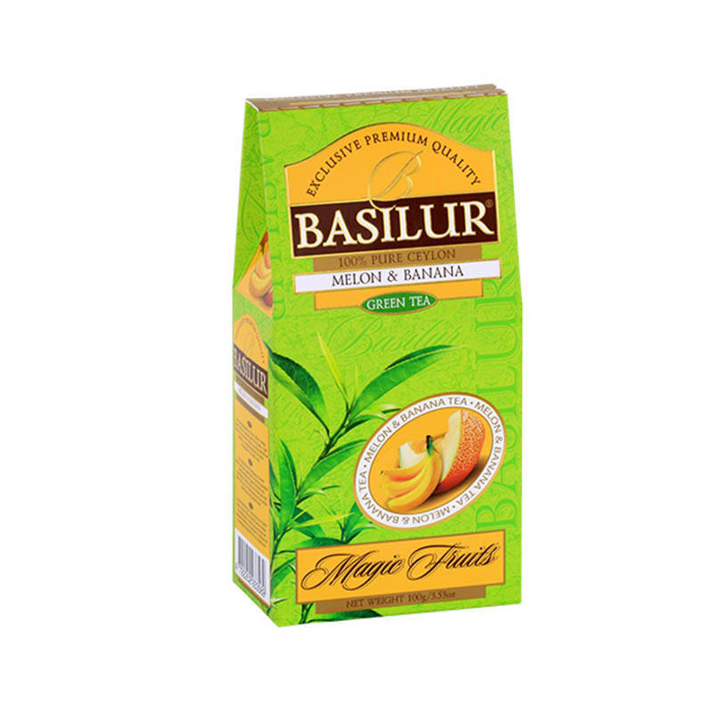 

Чай зеленый Basilur Волшебные фрукты Дыня и Банан 100г