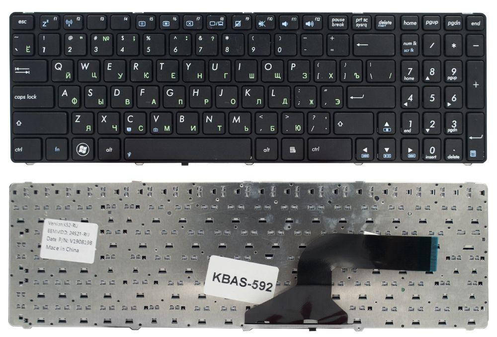 

Клавиатура Asus K53S K53E K53BE, Черный