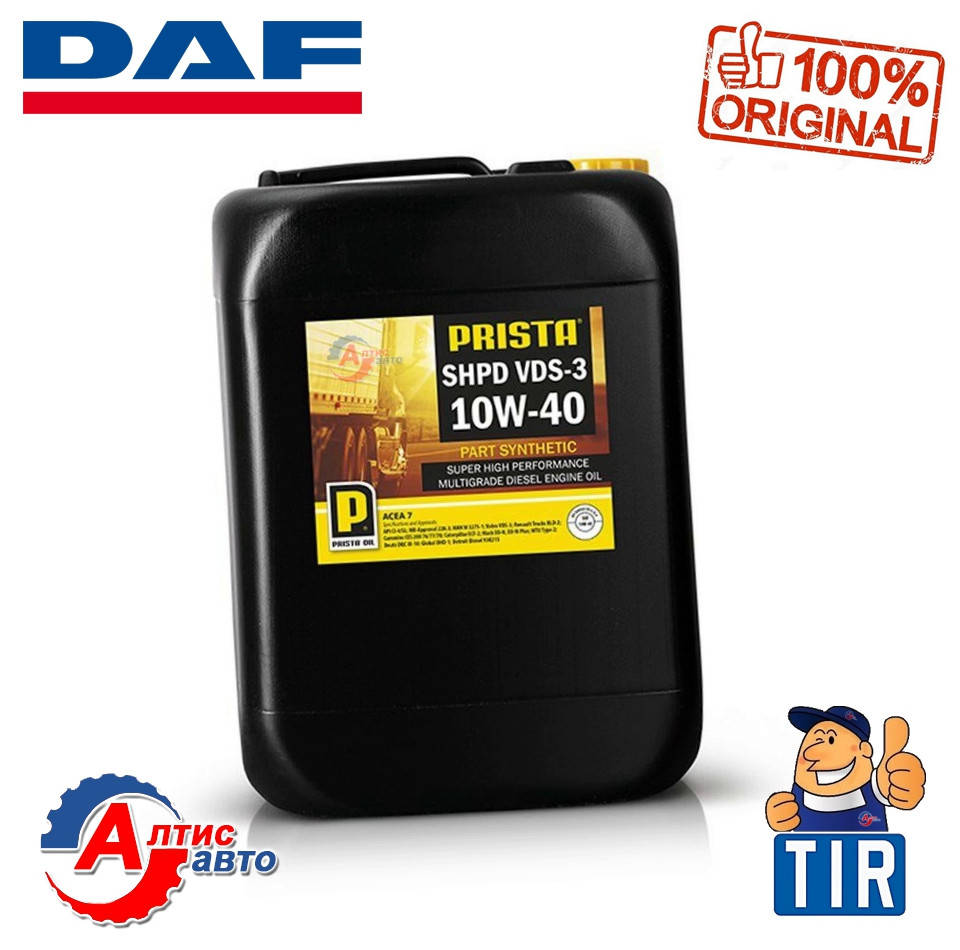 

Моторное масло для DAF XF 95, CF 85 75 65, LF 45 55 полусинтетика 10w40 для грузовиков и тягачей Евро 3 2 Pris