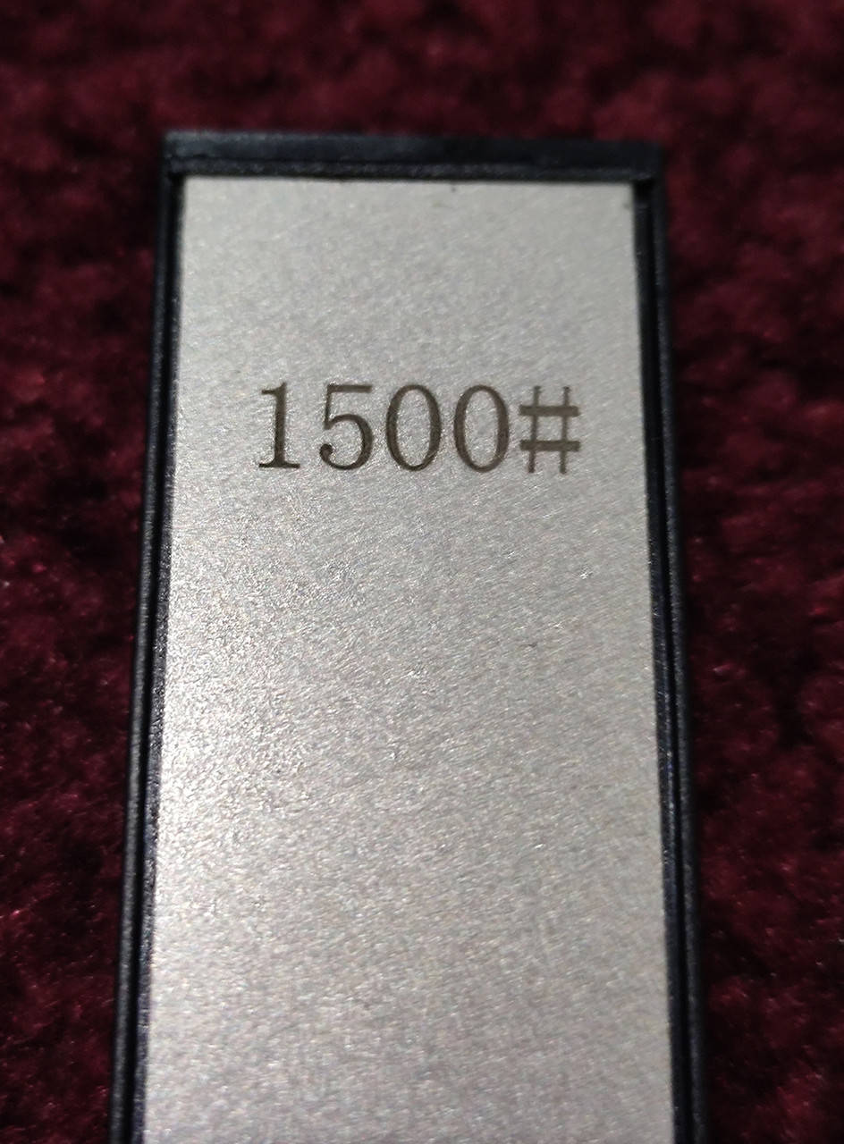 

Точильный брусок с алмазный покрытием #1500 для заточки ножей и инструментов.