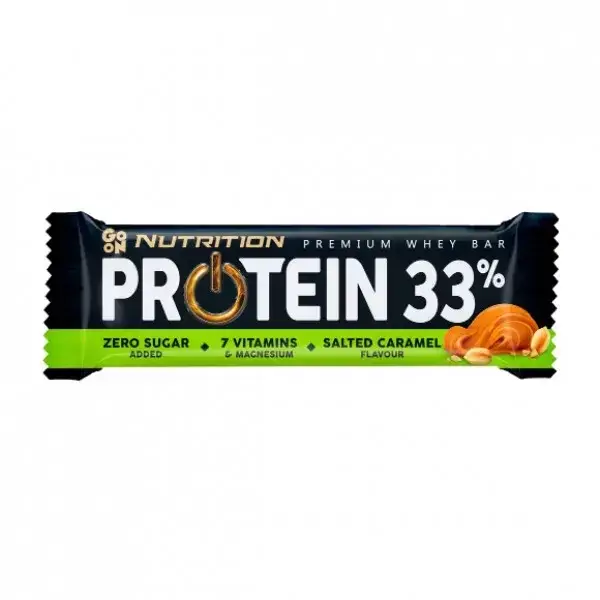 

Протеиновый батончик GoOn Nutrition Protein 33% Bar 50 g salted caramel