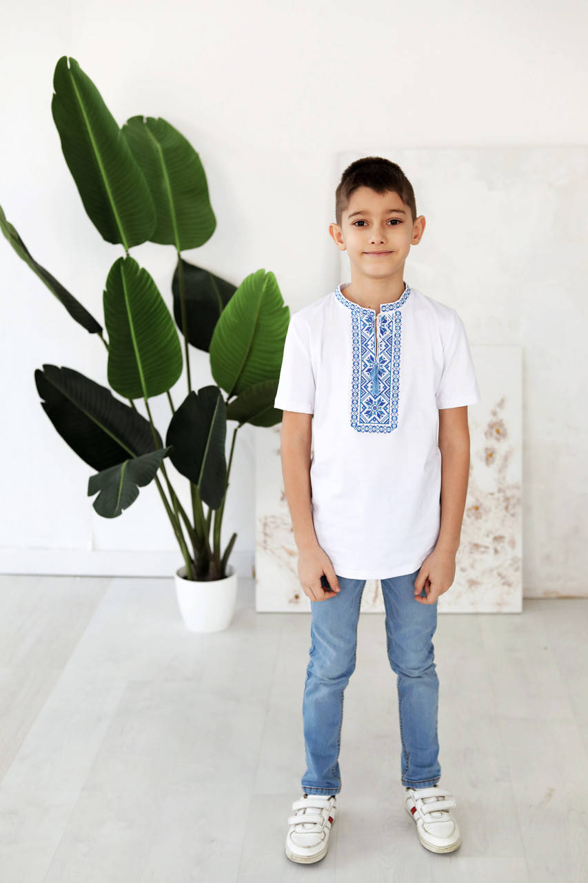 

Вишита футболка для хлопчика DXL-03