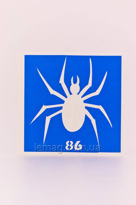 

Boni Kasel Трафарет для био тату 6x6 см - 086, 1 шт