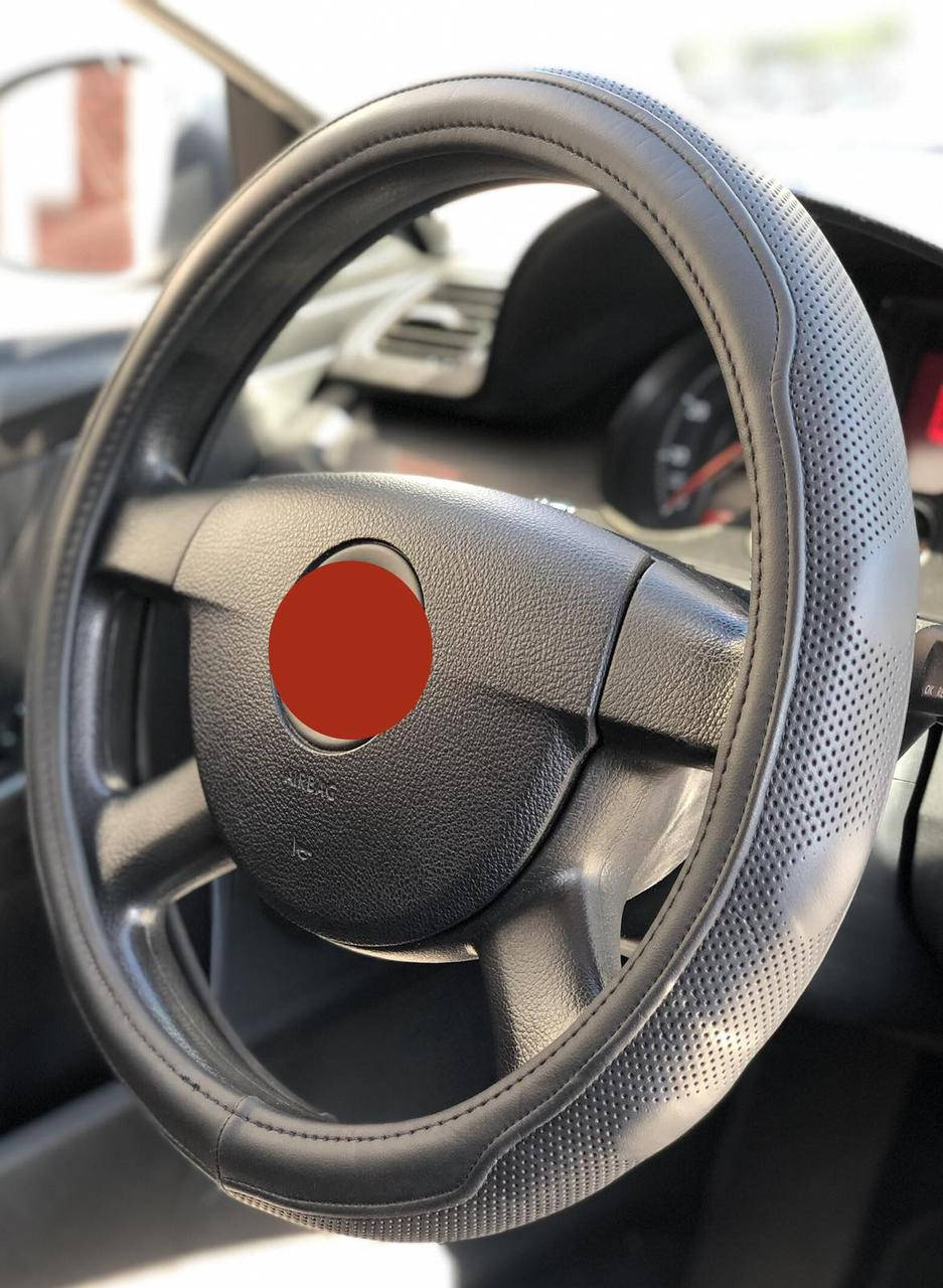 

ЧЕХОЛ НА РУЛЬ ДЛЯ CHEVROLET AVEO (2002+), Черный