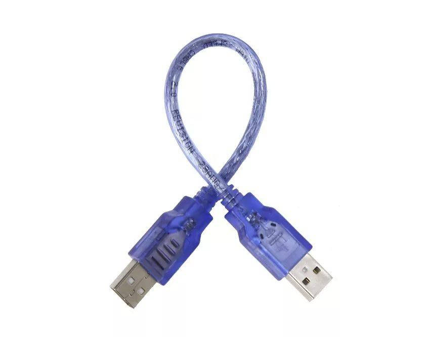 

Кабель USB AM/AM (папа-папа) 0,3 м силикон