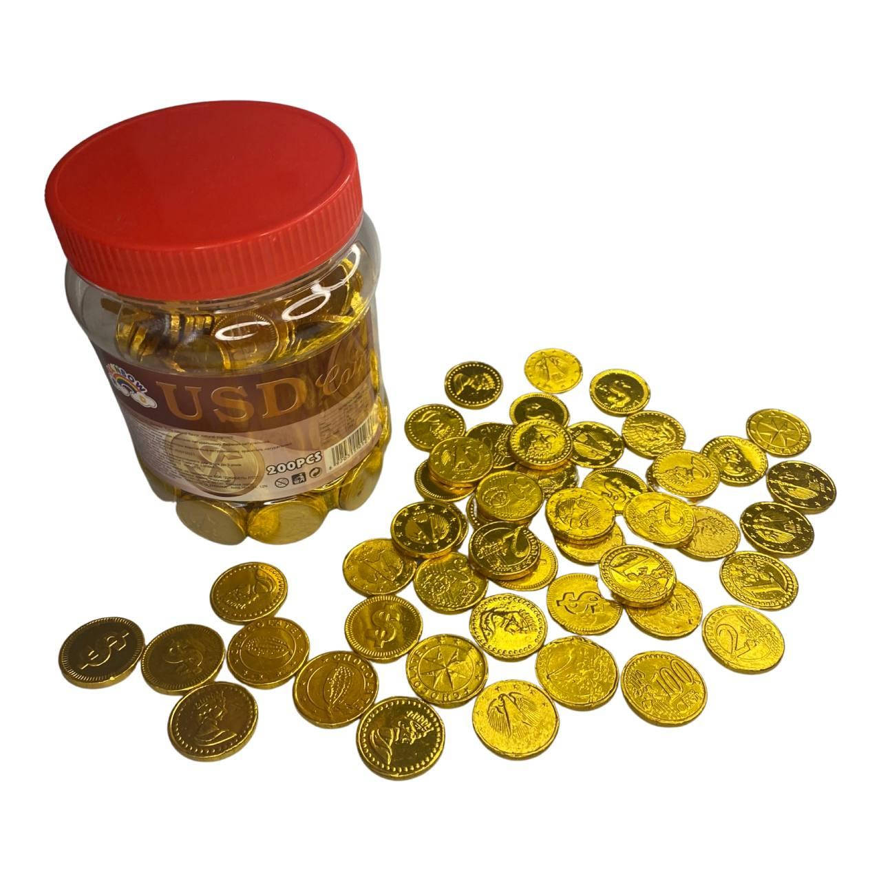 

Монети шоколадні "USD"