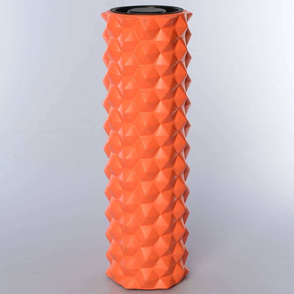 

Валик (роллер, ролик) массажный 45*13 см Strong Roller (усиленный) ролл для массажа спины, мышц Оранжевый