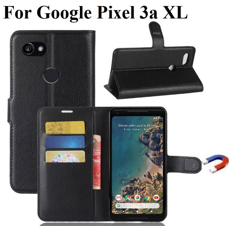 

Чехол книжка Wallet для Google Pixel 3a XL, Черный