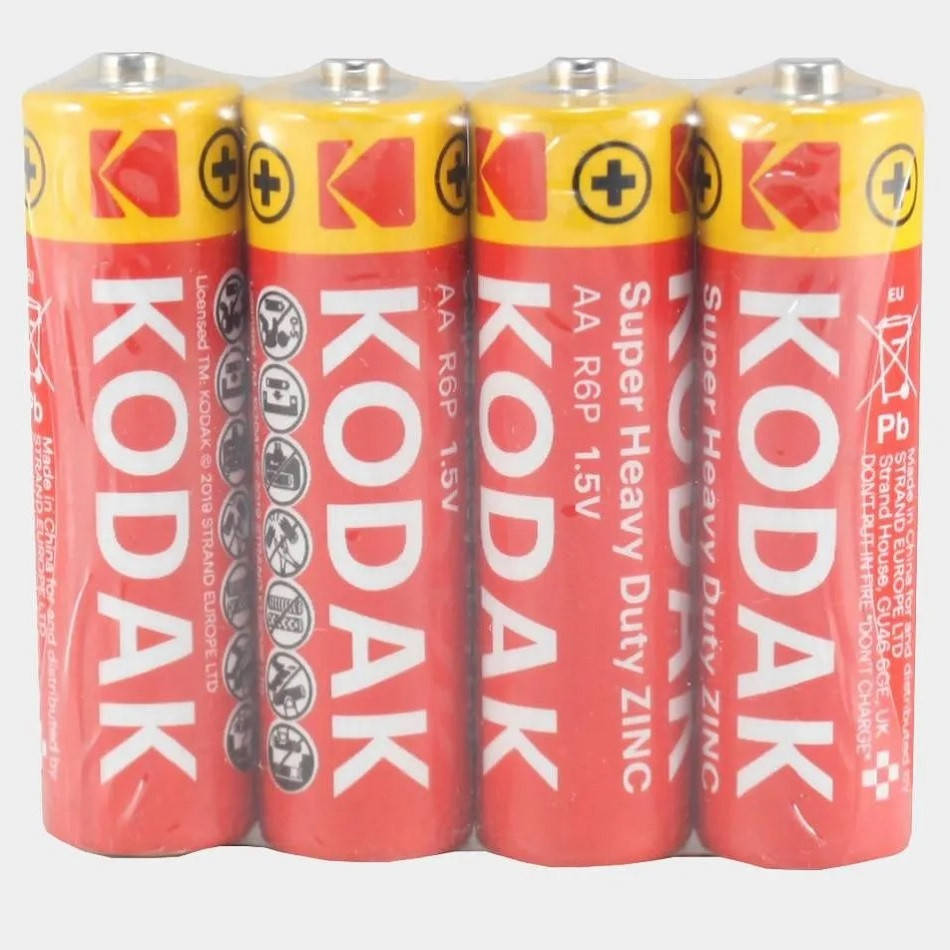 

Батарейки Kodak Super Heavy Duty AA 4шт.