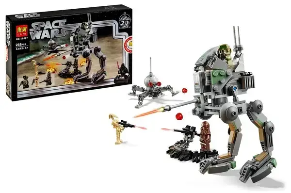

Конструктор Lari "STAR WARS" "Крокохид-шпион клонов" 268 дет. 11427, Красный