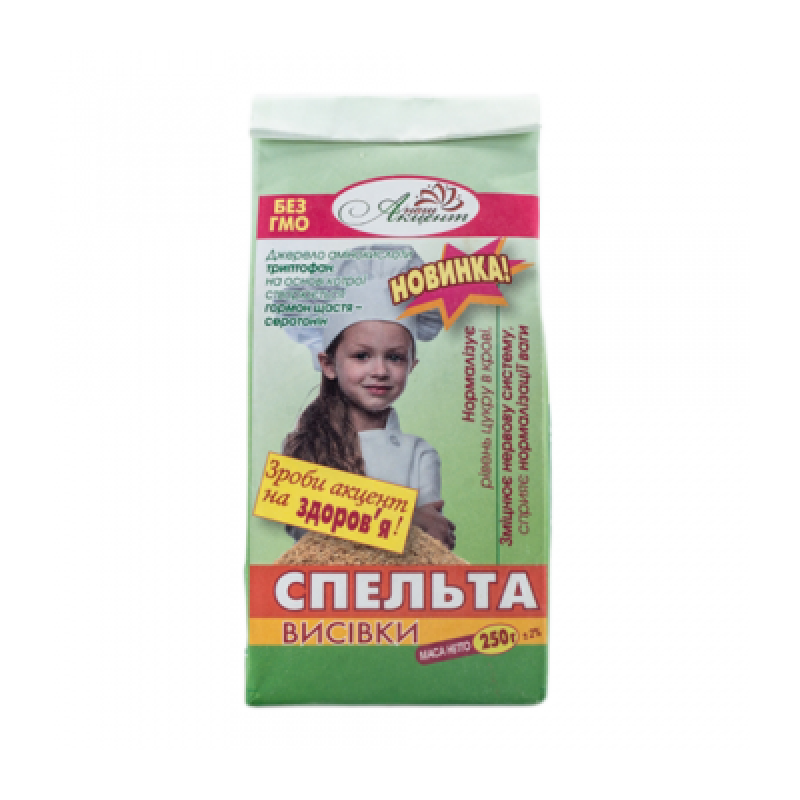 

Отруби из спельты, Наш акцент, 250г