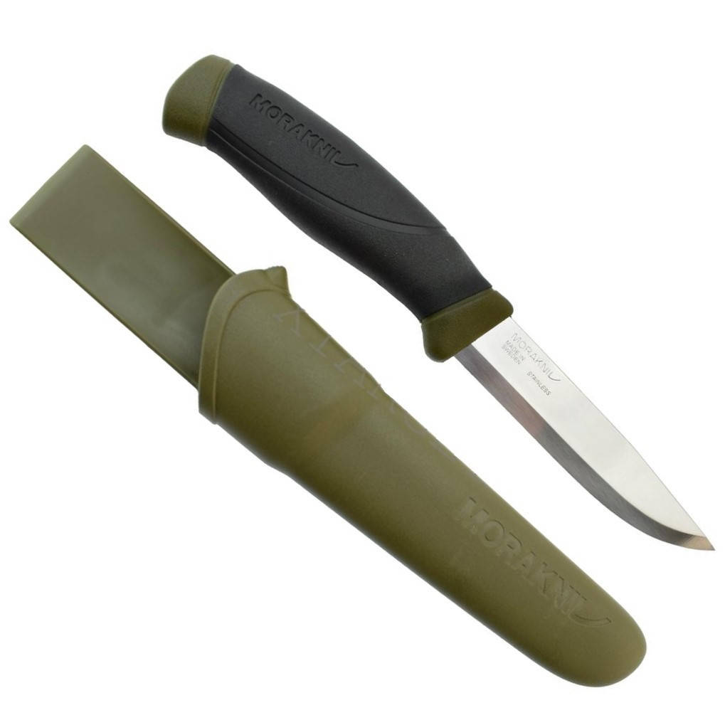 

Нож MORA Companion MG нержавеющая сталь, Оливковый