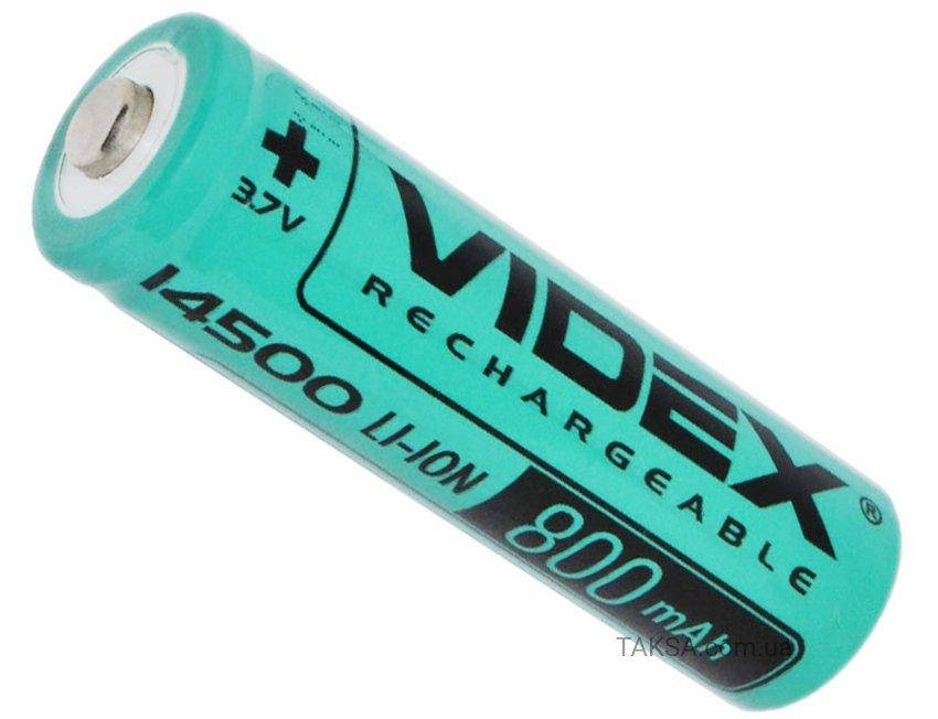 

Аккумулятор 14500 VIDEX 800 mAh 3.7v Li-ion без защиты
