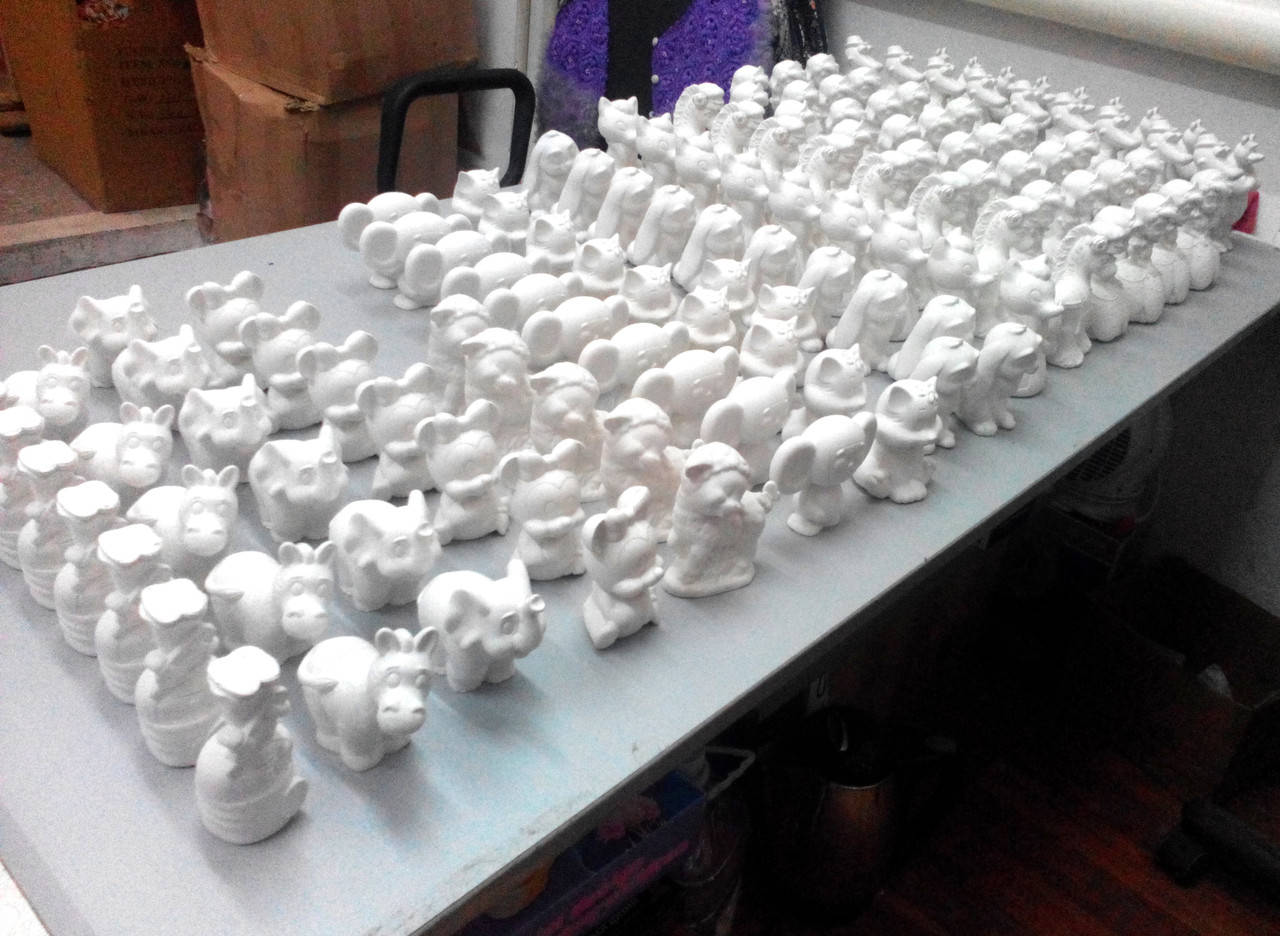 

Гипсовые фигурки для раскрашивания (в ассортименте)