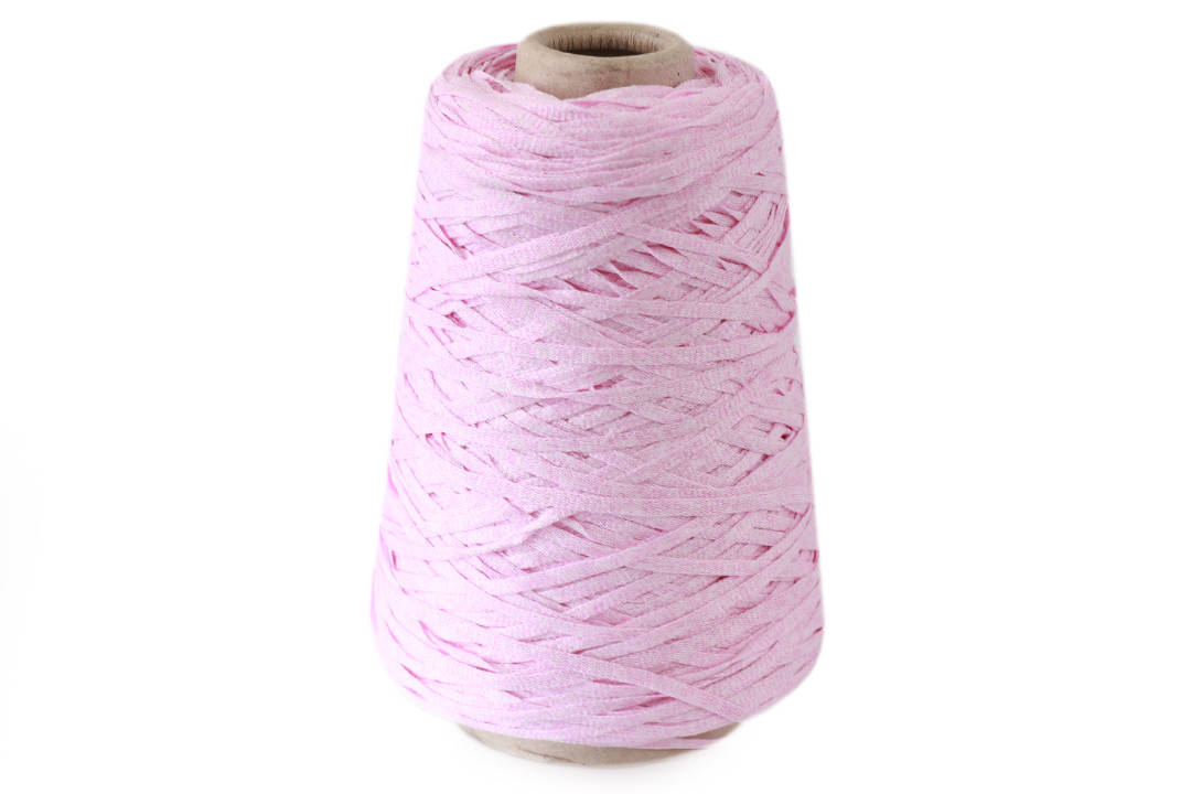 

Ленточная пряжа, Розовый люрекс, Lanificio Delli Olivo Space, 100гр/135м