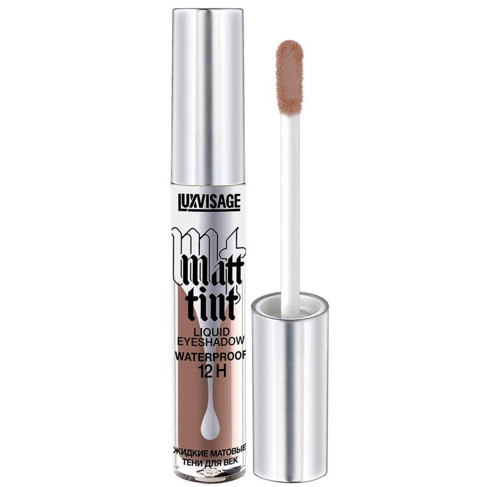

Матовые жидкие тени для век Matt tint waterproof 12h LuxVisage Тон 109