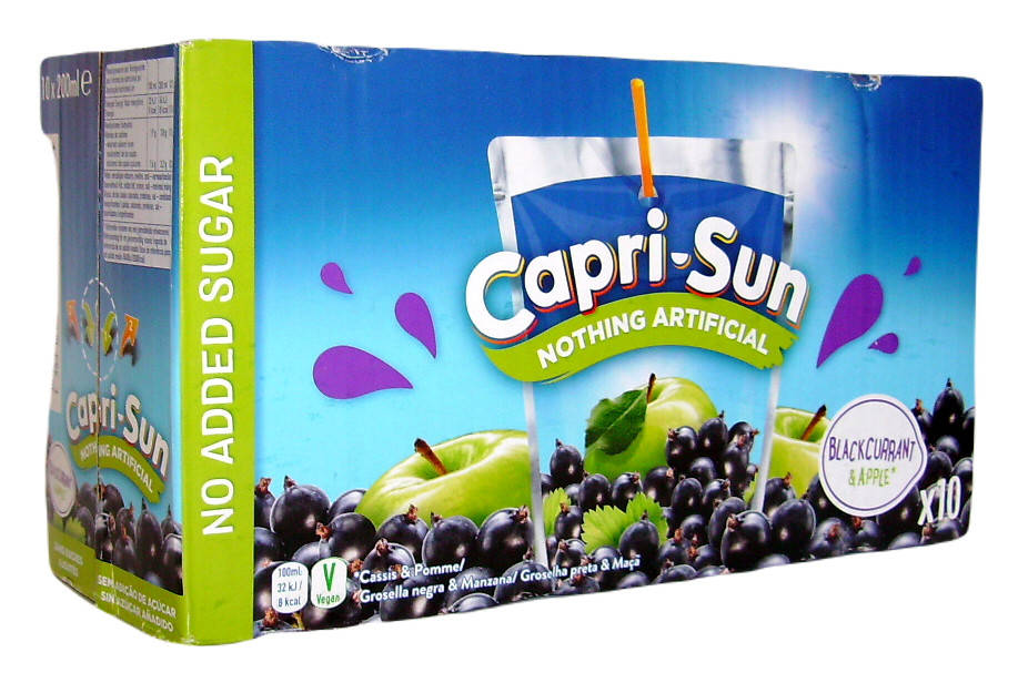 

Сок Черная Смородина - Яблоко Capri-Sun, 10шт. х 200мл./уп.