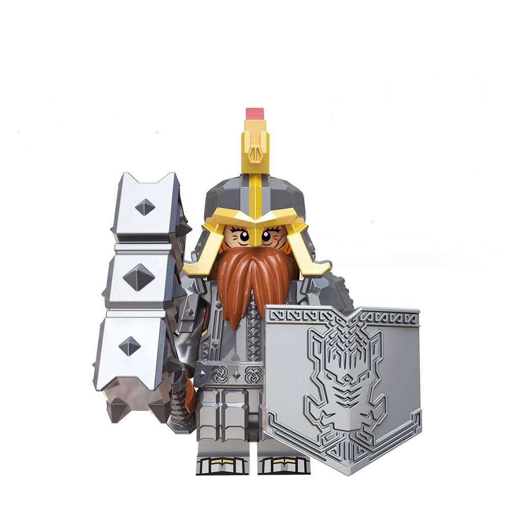 

Lego минифигурка Хоббит Король гномов Даин, Серый